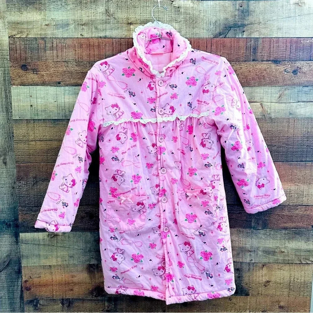 Rare Vintage Women’s M License Sanrio Charmmy Kitty Jacket/Robe